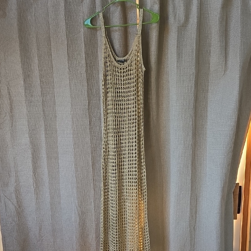 Wild Fable Gold Knit Maxi Dress